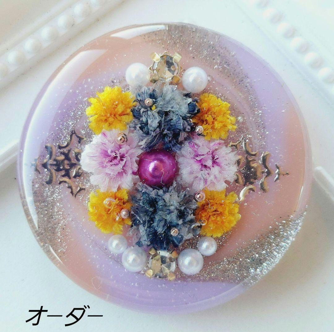 メグえもん　レジン　ヘアゴム　ポニーフック　ブローチ