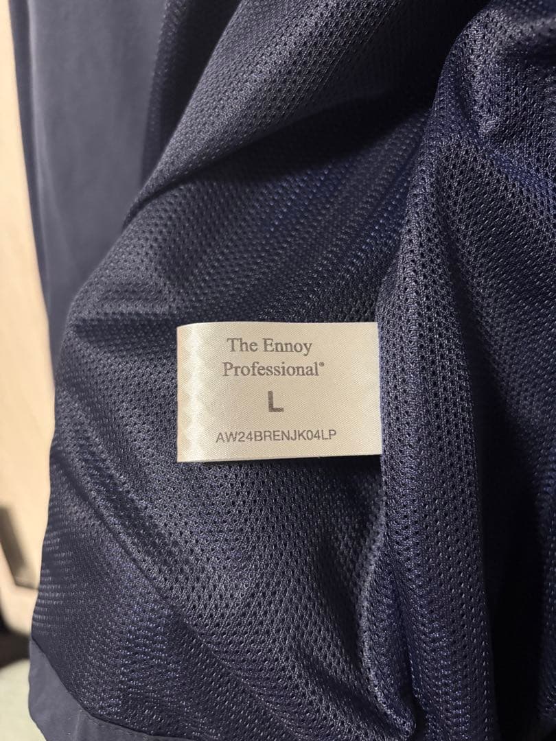 【美品】24AW Ennoy エンノイ CPN HOODIE ネイビー Lサイズ