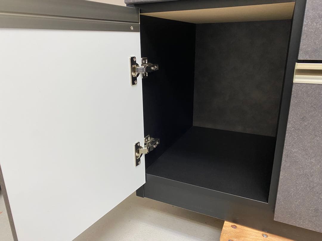 ニトリ キッチンボード ラピス2 BK クローチェ