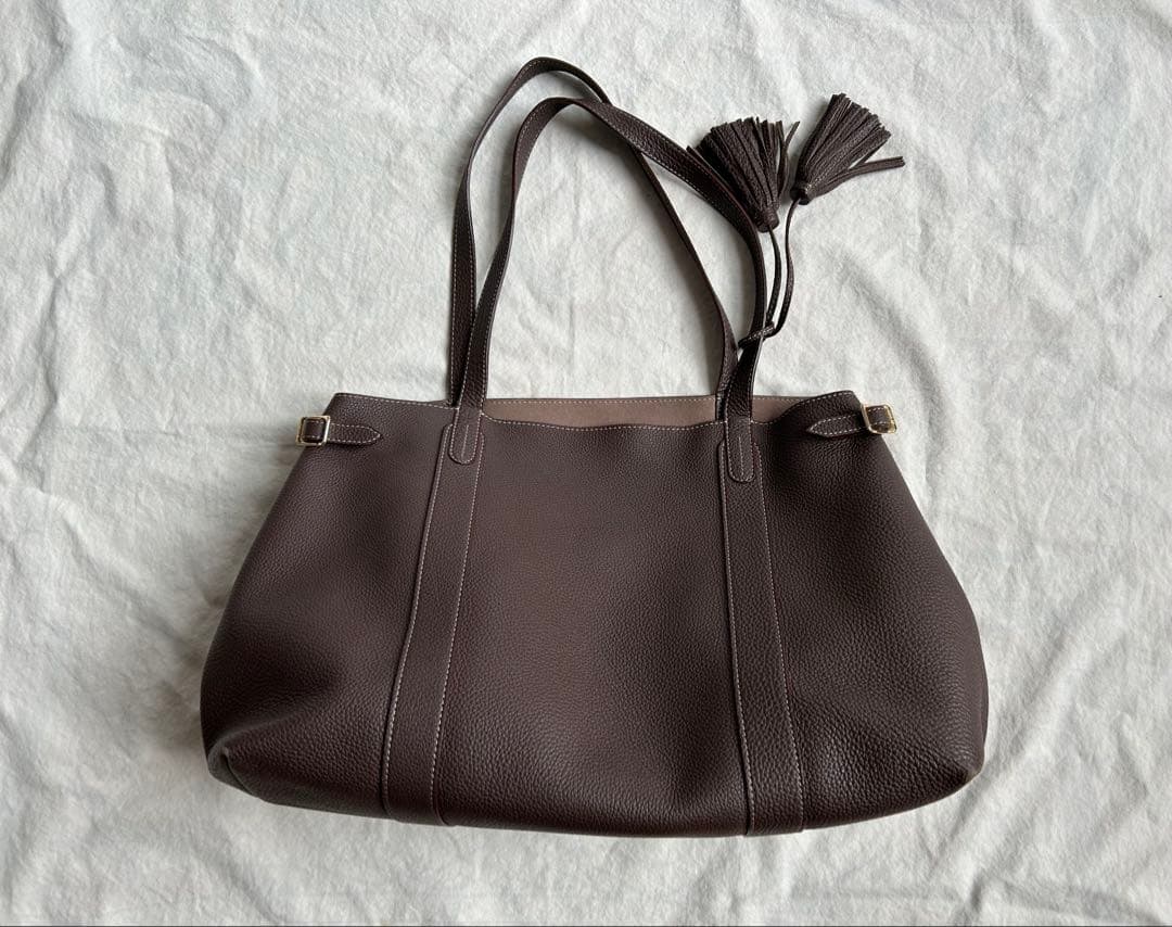 ACATE アカーテ LODOS ロドス シュリンクレザー トートバッグ