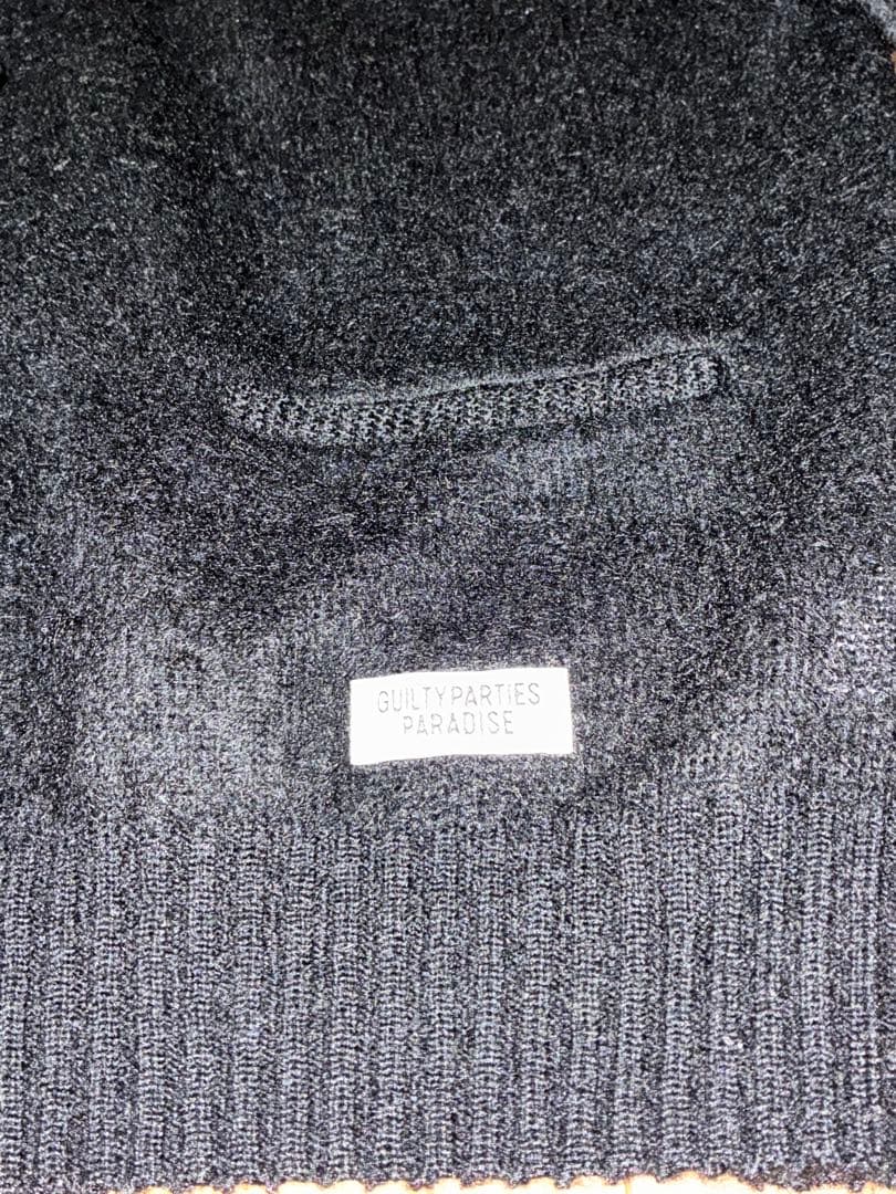 ワコマリア　モヘア　カーディガン　黒XL