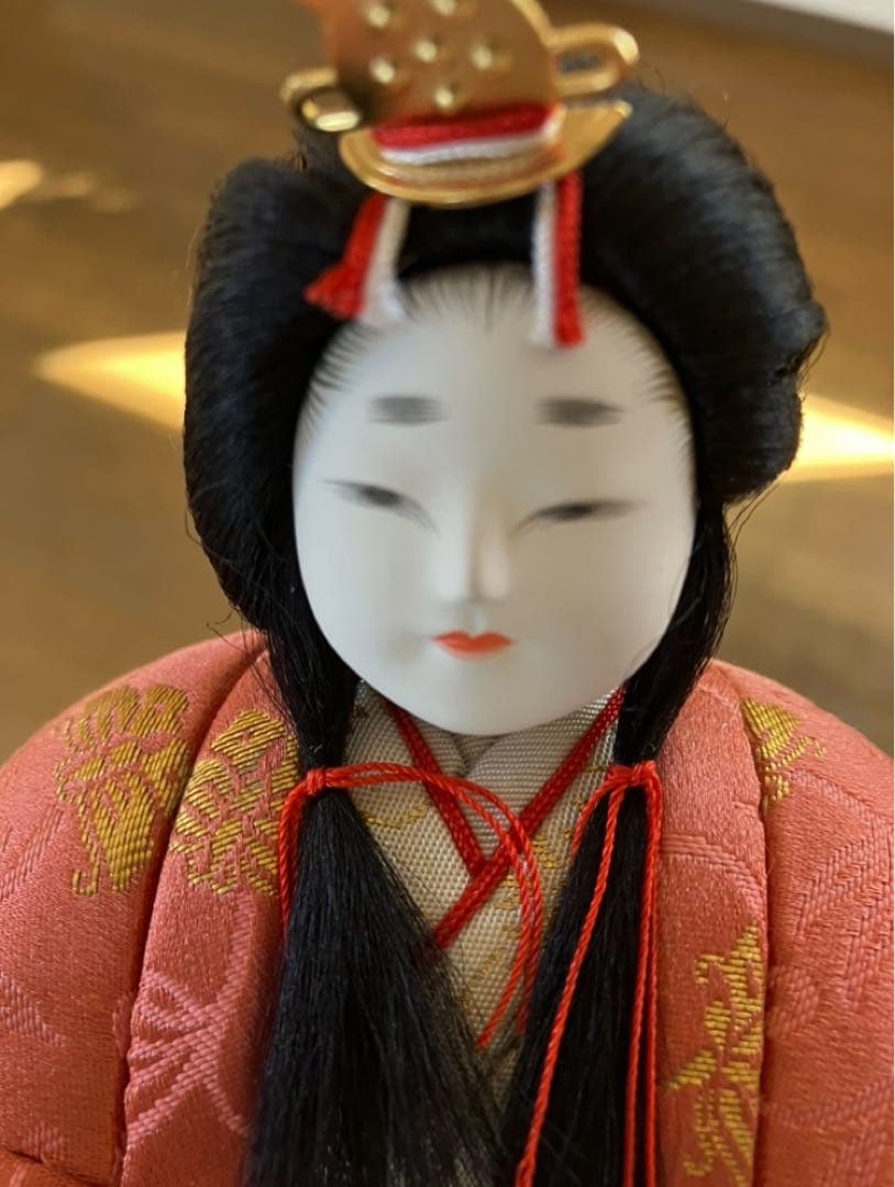 ひな祭り　親王飾り　原米州　米州工房　木目込み　無形文化財　人間国宝