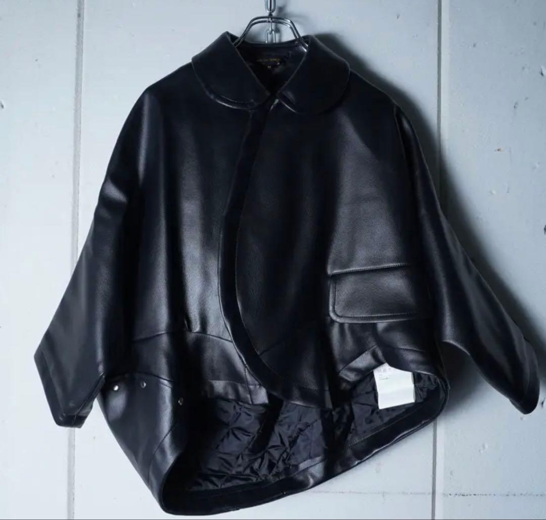 COMME des GARCONS 合皮 フェイク レザーブルゾン