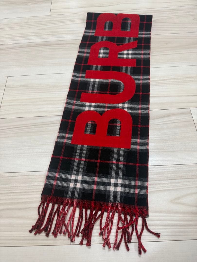 バーバリー　マフラー　 ストール　 リバーシブル　8015183