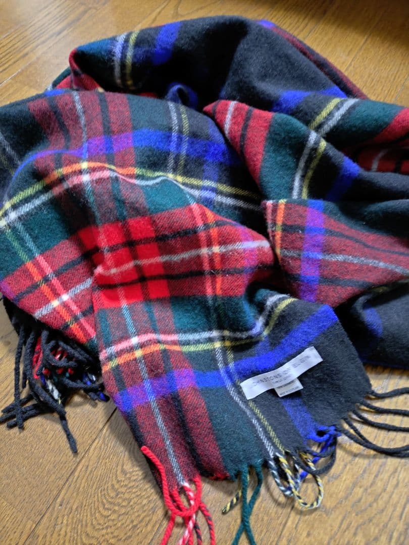 Johnstons of Elgin　カシミア100％大判スカーフ