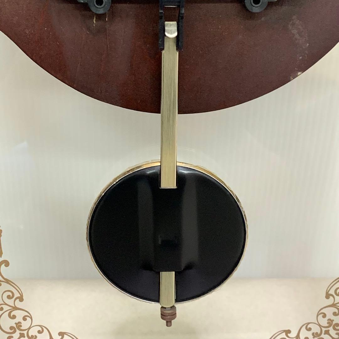 シチズン リズム時計 掛時計 メロディー振り子 アンティーク風