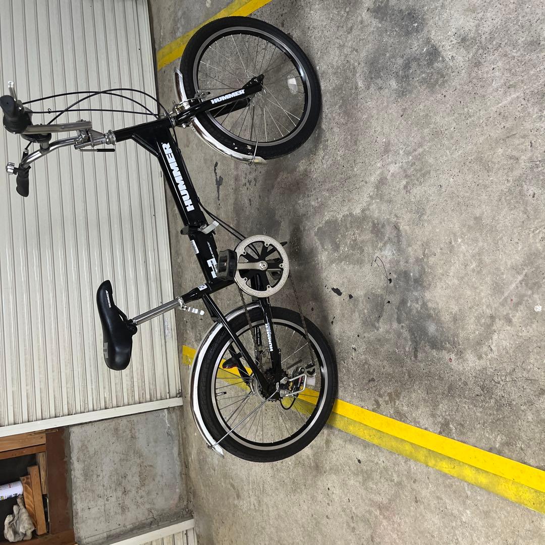 HUMMER 折りたたみ自転車 黒