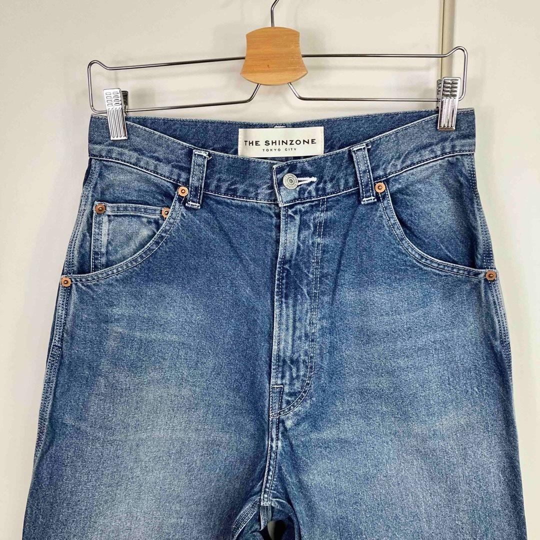 THE SHINZONE TOOL DENIM PANTS ブルー サイズ36