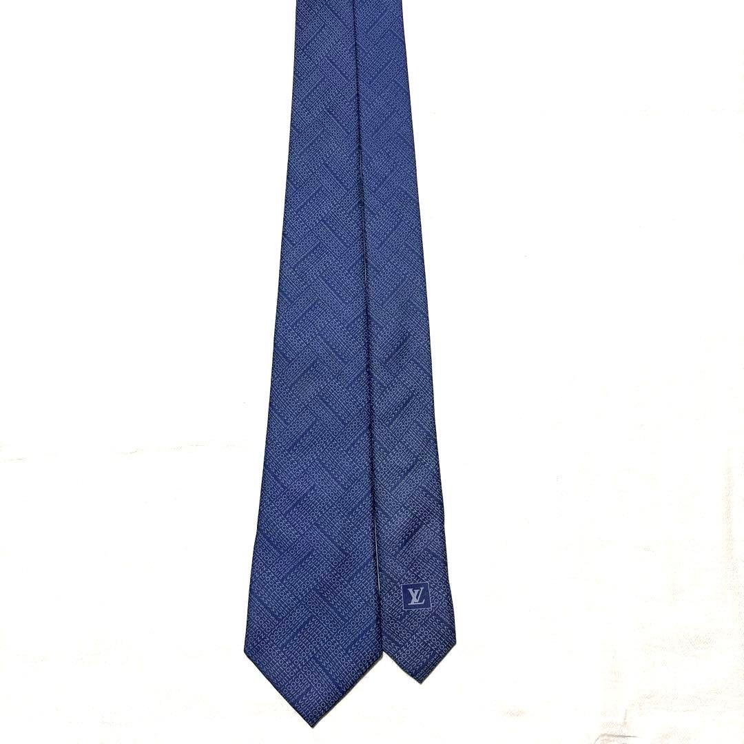 LOUIS VUITTON ルイヴィトン　ネクタイ　ロゴマニア　良品