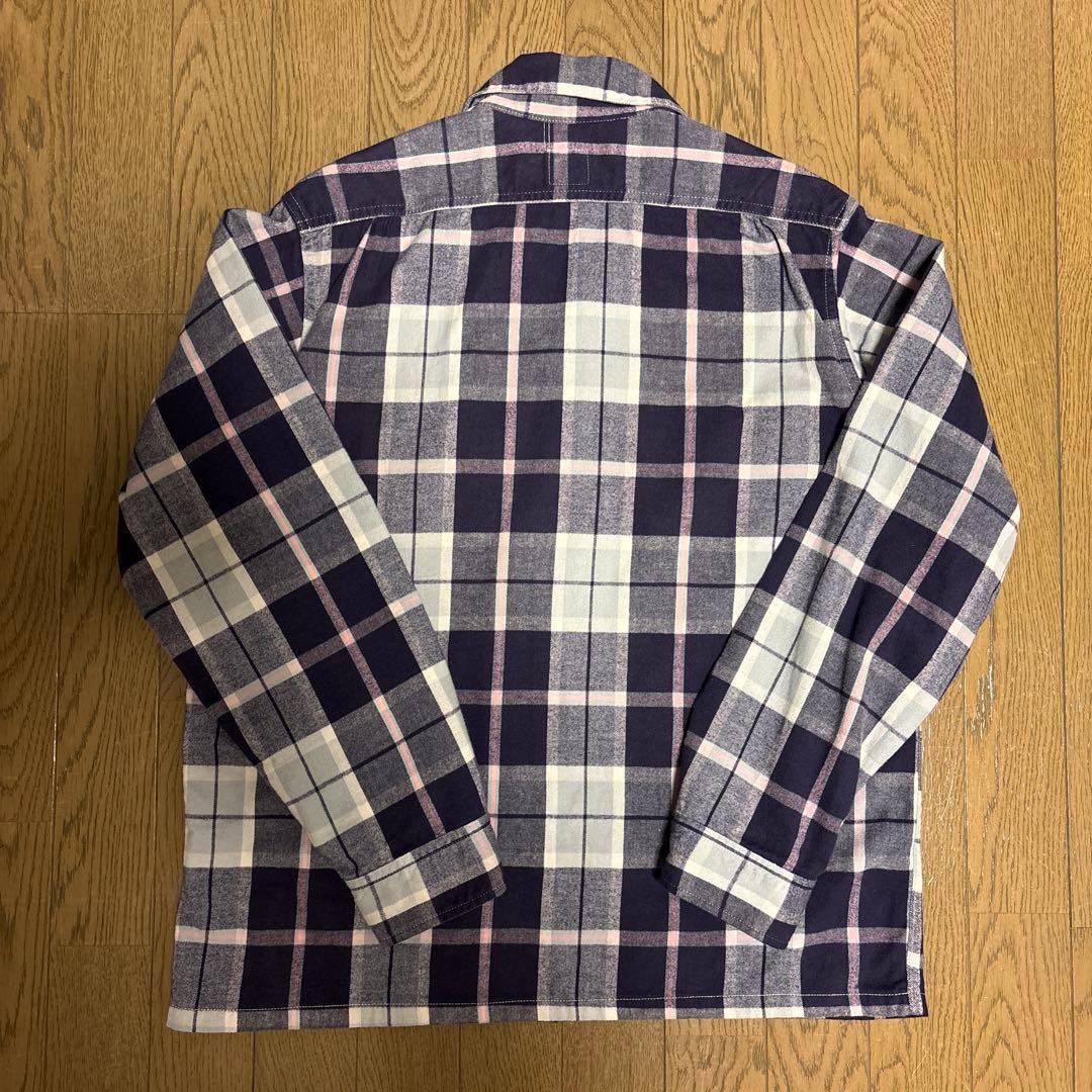 POST O'ALLS ポストオーバーオールズ ネルシャツ サイズS 美品