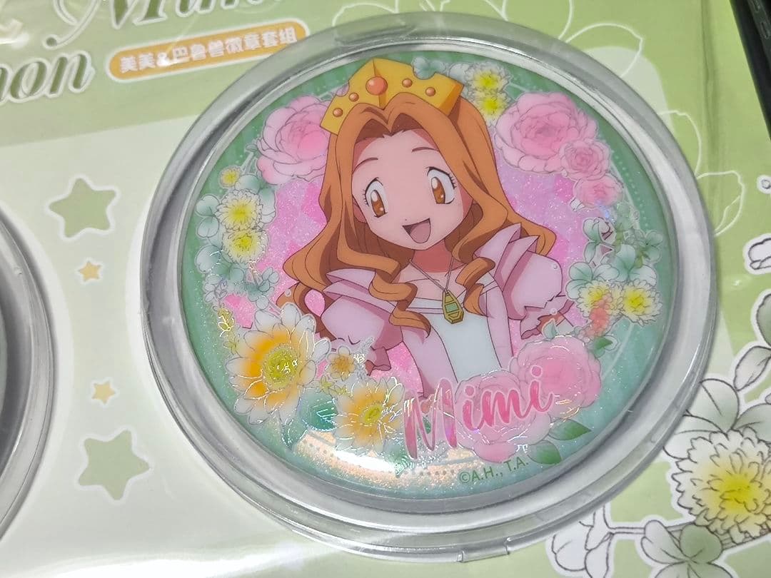 デジモンアドベンチャー 太刀川ミミ お姫様 缶バッジ アクスタ セット 海外限定