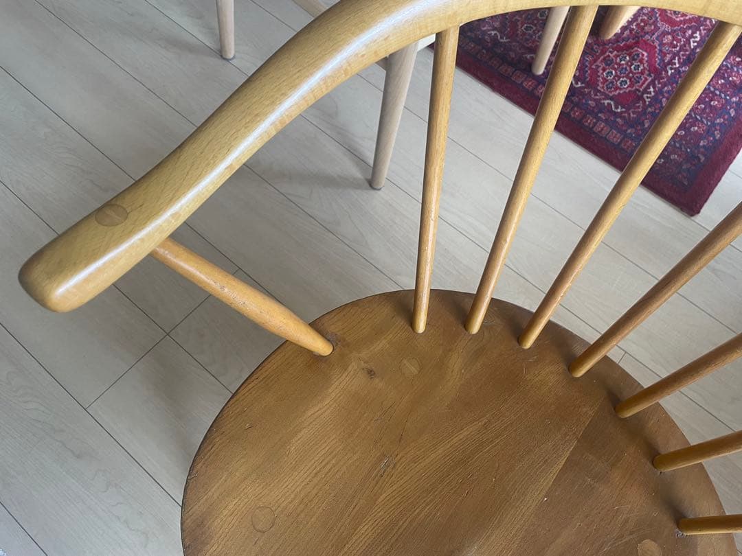 アーコール ERCOL スモーカーズ　カウホーン　　チェア　ローチェア