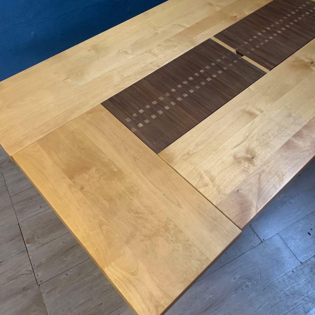 J121R 静岡家具 和風 収納付き LDテーブル W1805