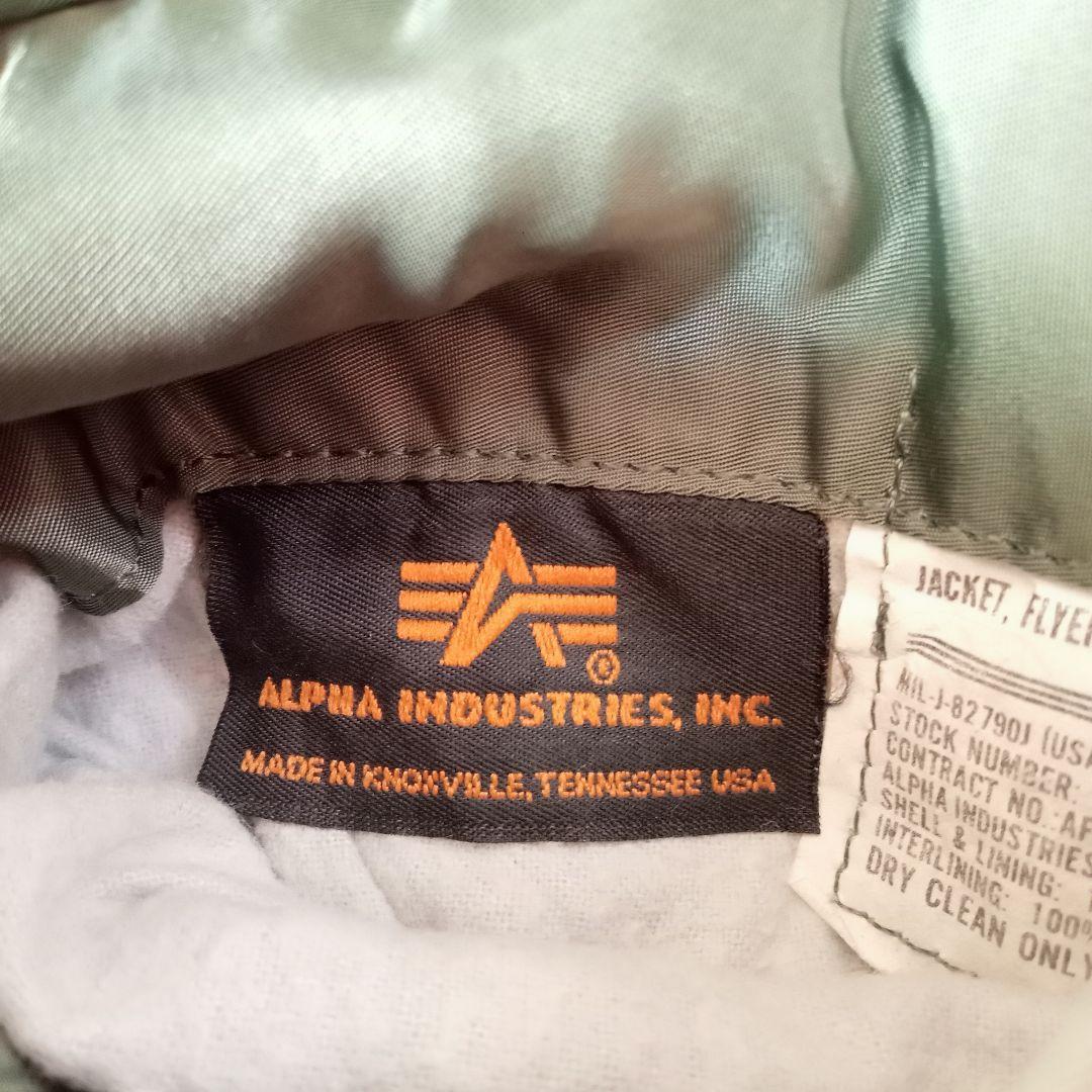 ALPHA INDUSTRIES　フライトジャケット　USA製　MA-1短丈　M