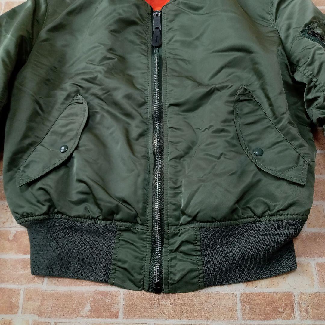 ALPHA INDUSTRIES　フライトジャケット　USA製　MA-1短丈　M