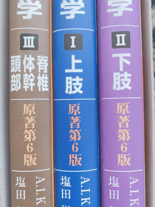 カパンジー機能解剖学 3冊セット　第6版