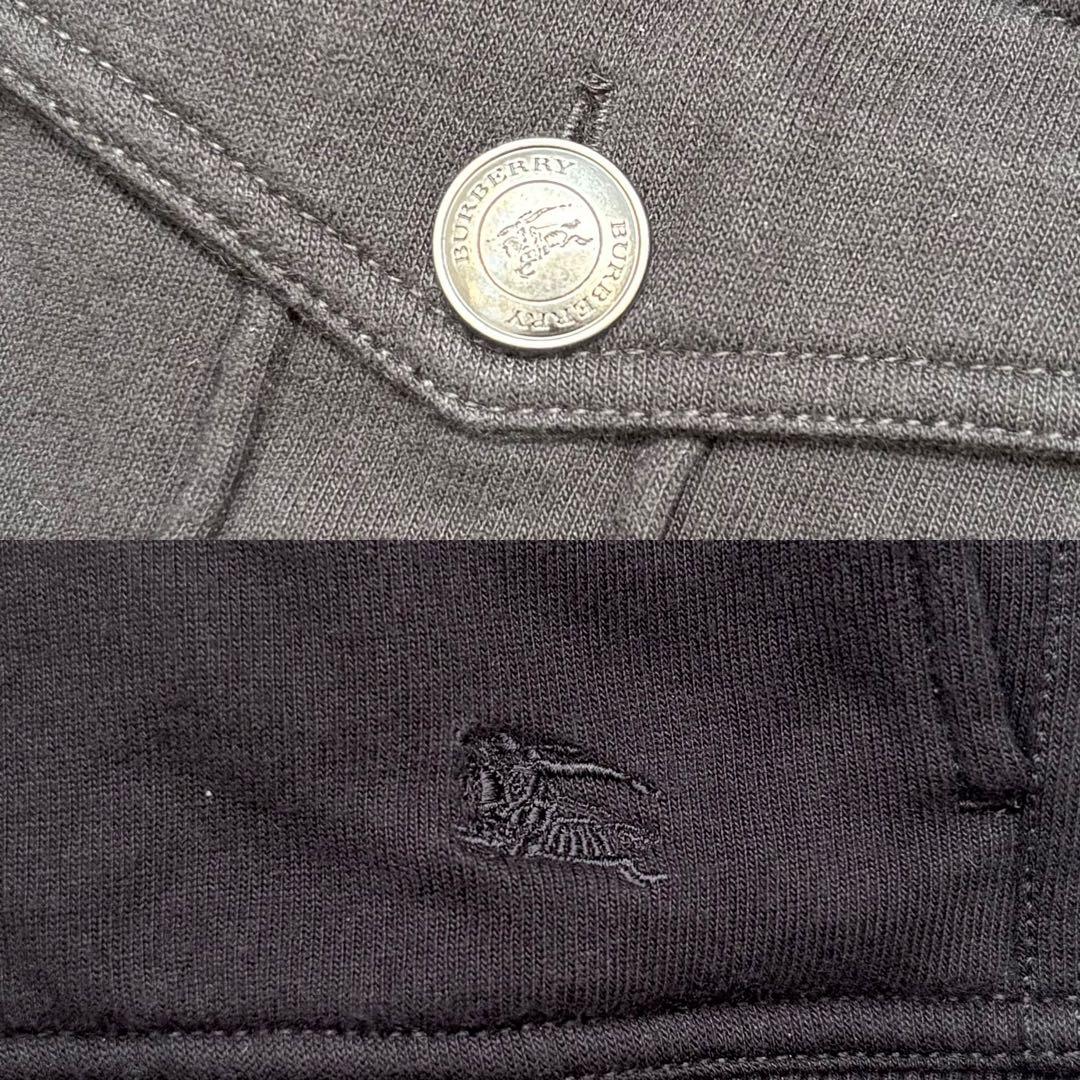 バーバリーロンドン　ドライバーズニット　ノバチェック　ハイネック