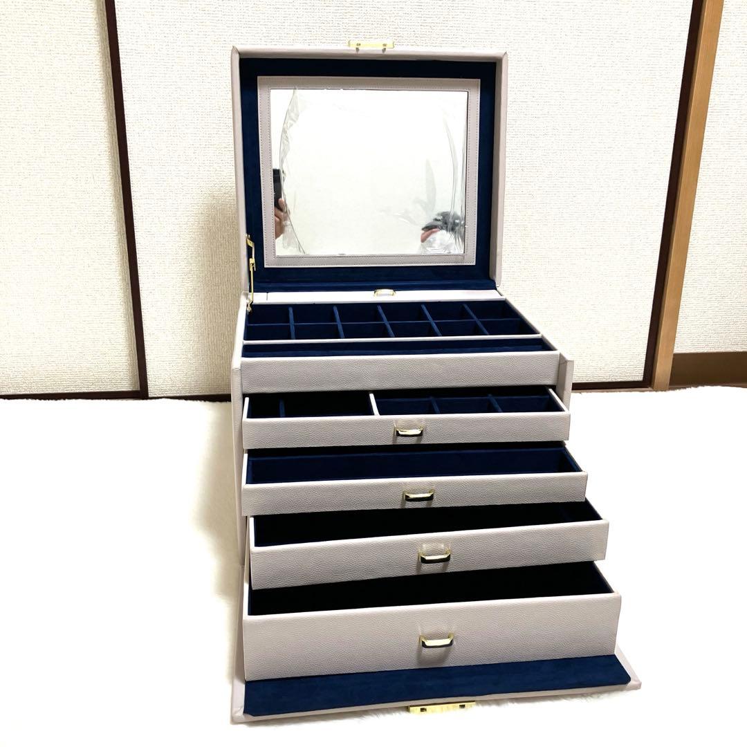 M*o様 グレーの多段式アクセサリーケース