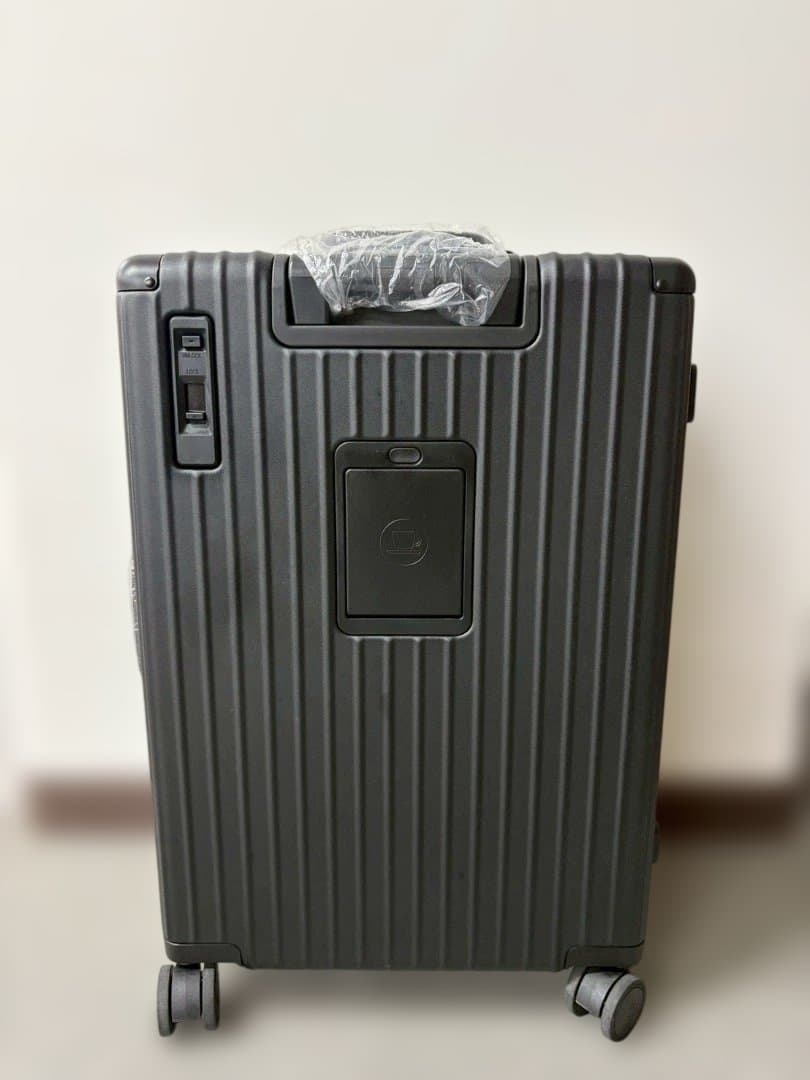 多機能キャリーケース【マットブラックMサイズ】C7