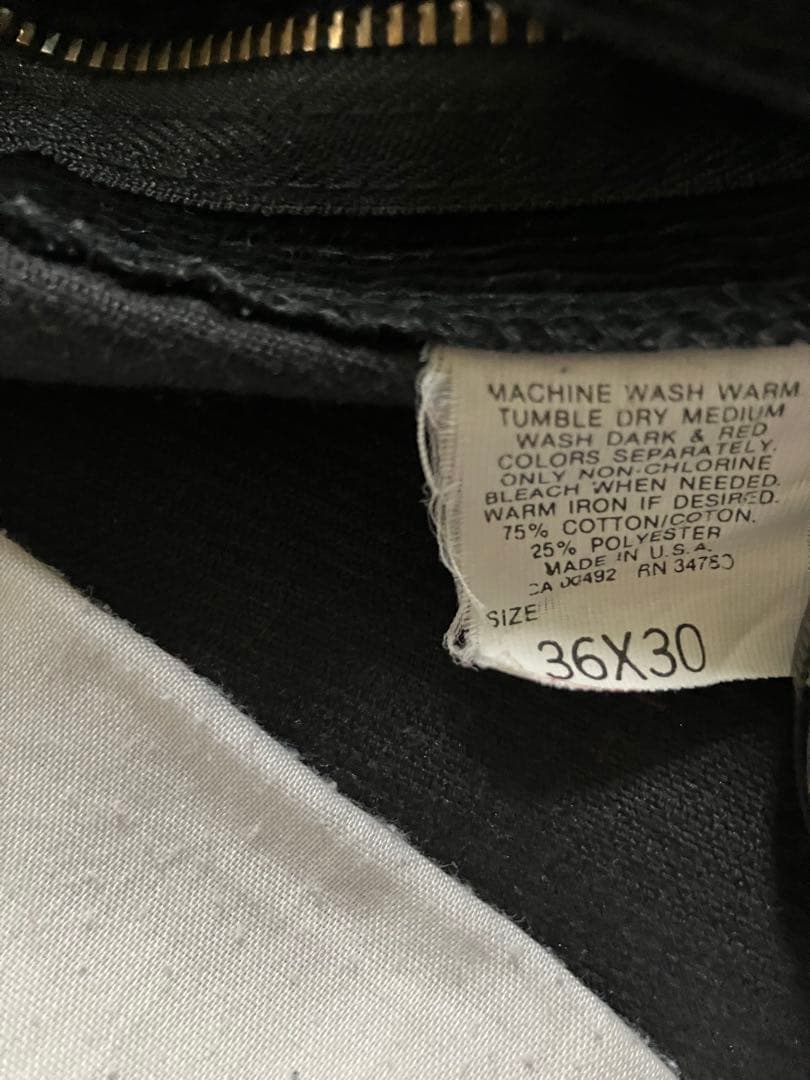 Lee 200-2801 80s ブラック コーデュロイ 36×30