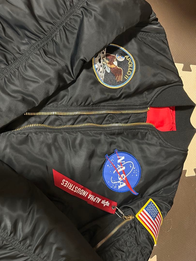 美品！！NASA アポロ MA-1 フライトジャケット