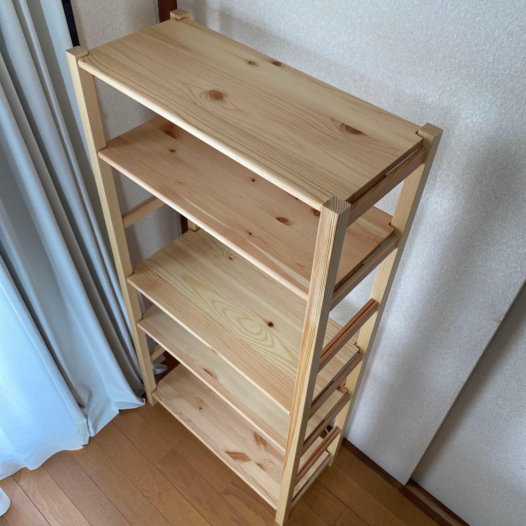 無印良品 パイン材ユニットシェルフ 中 幅58×奥行26×高さ120cm