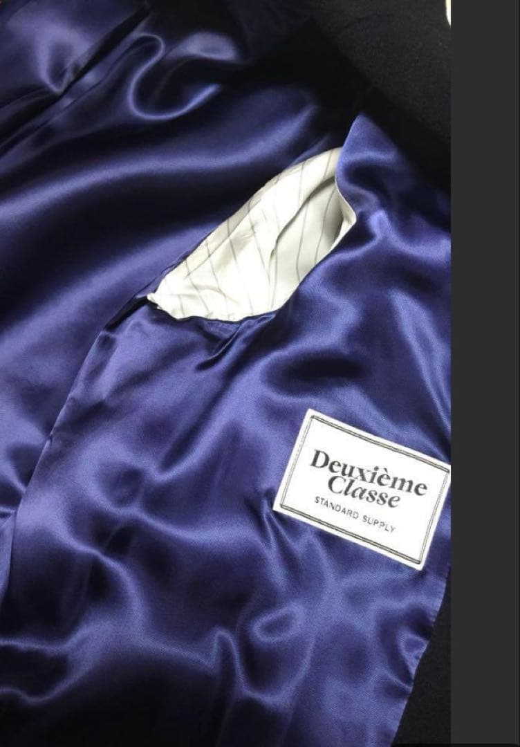 定価6万円　Deuxieme Classeドゥーズィエムクラス チェスターコート