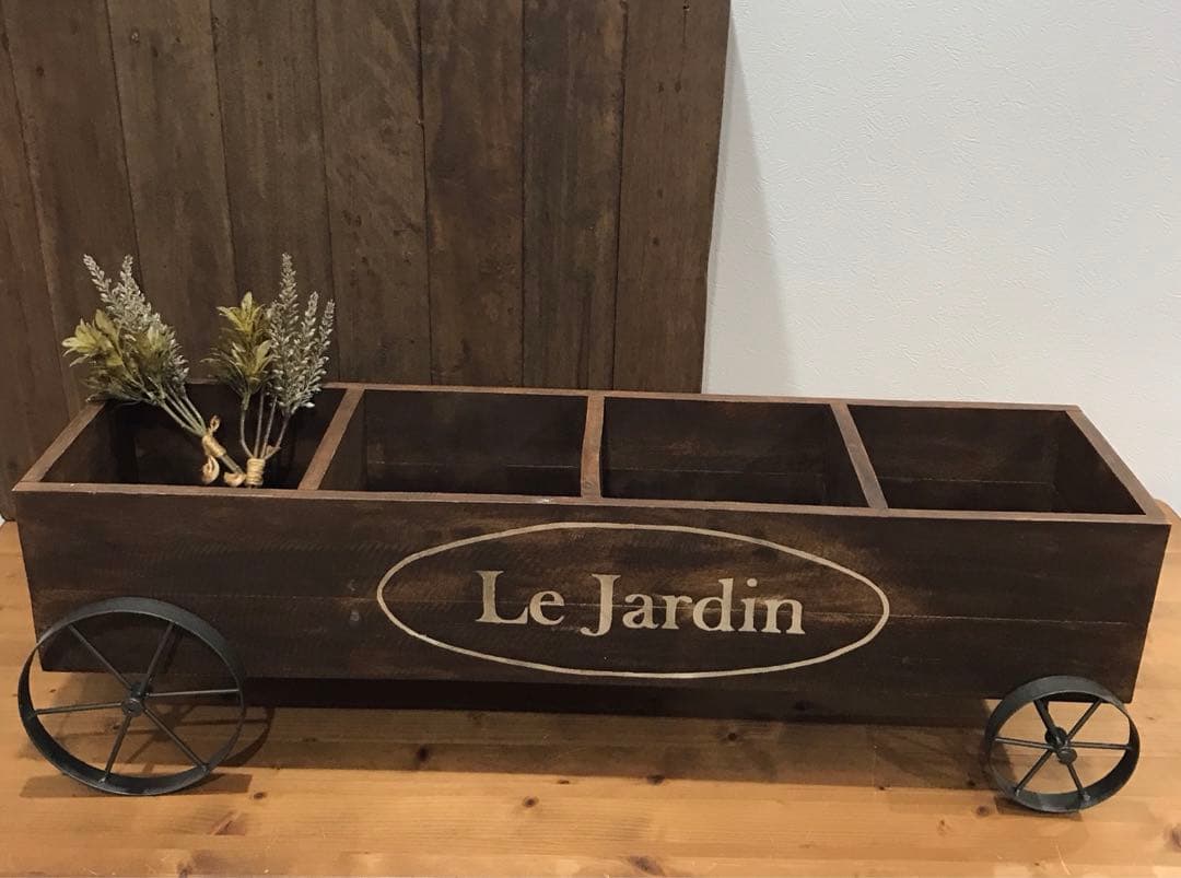 木製小物入れ　プランター　ウッドラック　木製ラック