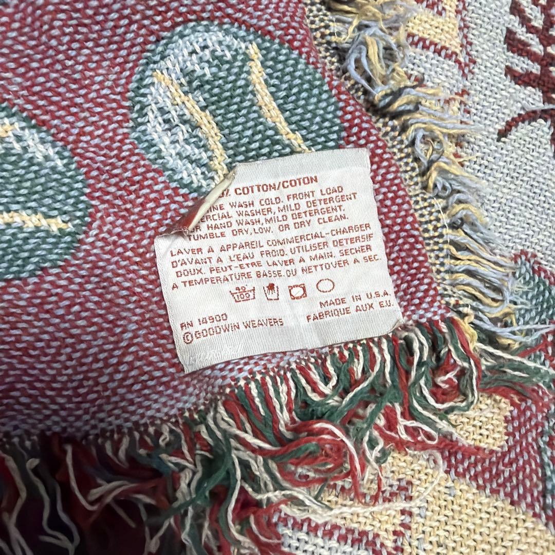 野球　マルチカバー　ソファカバー　ヴィンテージラグ　168x118