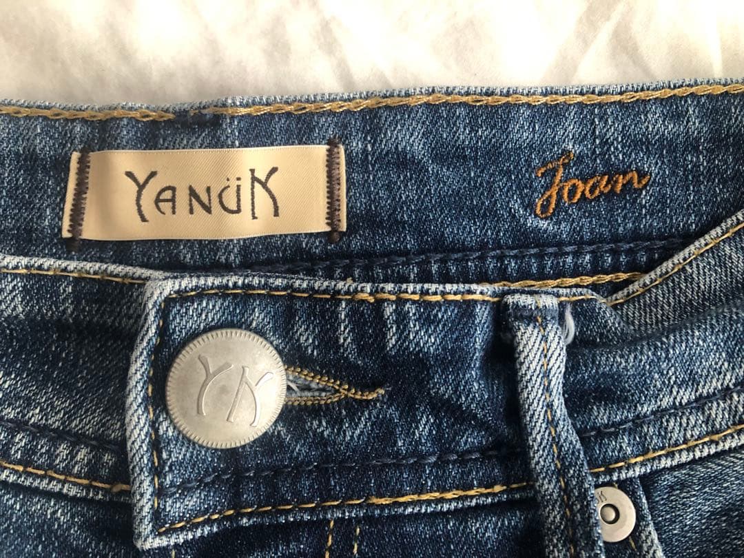 yr様　YANUK Joan ワイドレッグデニム ダークブルー　24