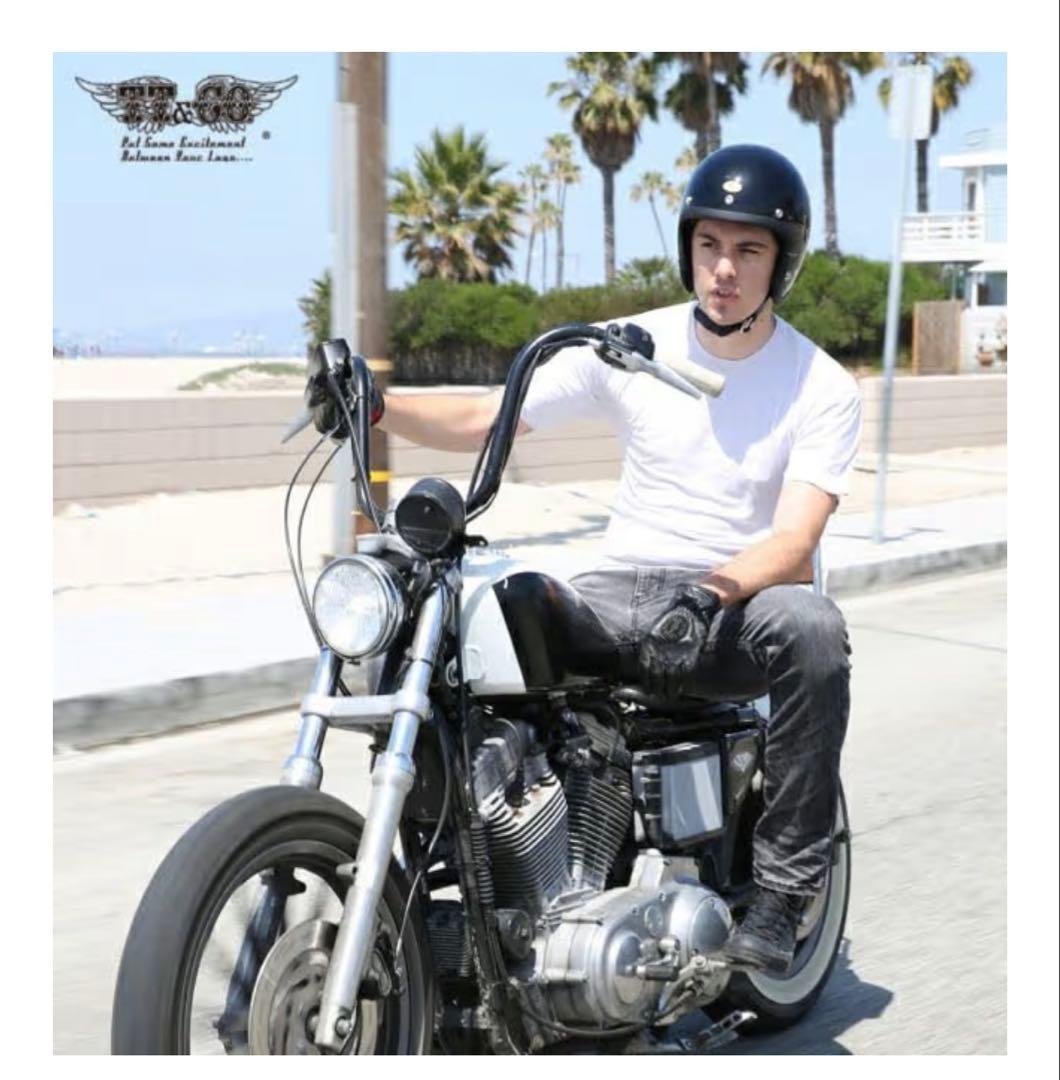 TT&CO. ジェットヘルメット 57-58cm シールド付き