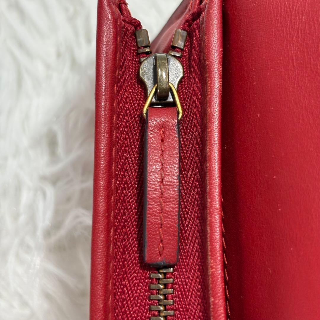 ✨美品✨ グッチ 二つ折り財布 チェリー さくらんぼ PVC GGスプリーム 赤