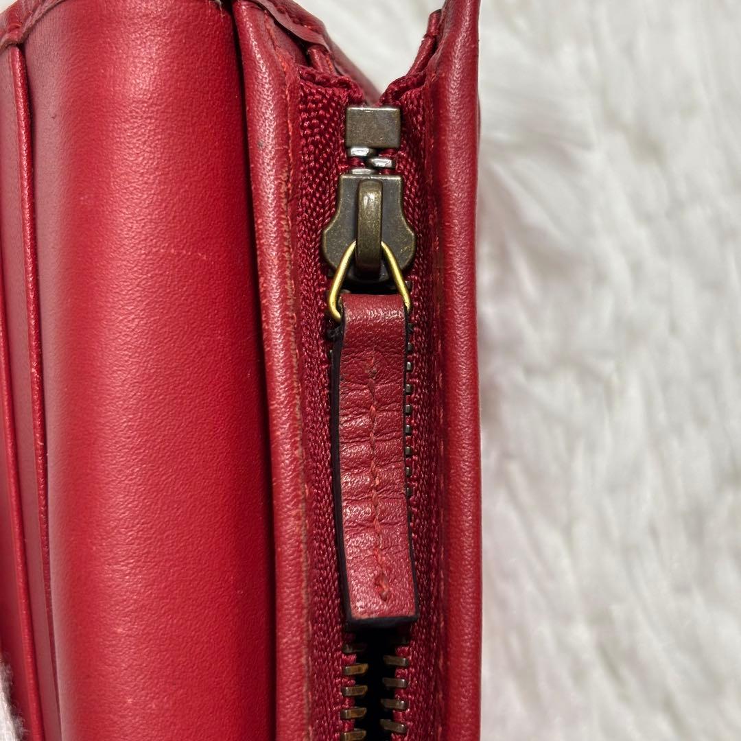 ✨美品✨ グッチ 二つ折り財布 チェリー さくらんぼ PVC GGスプリーム 赤