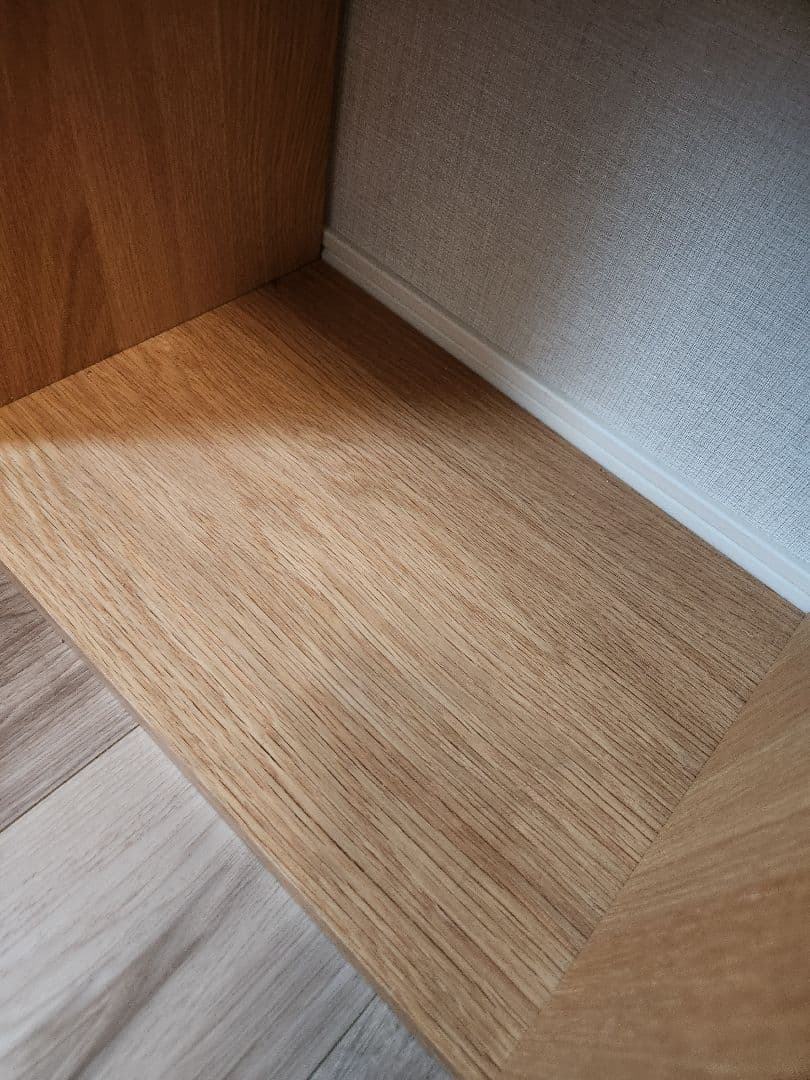 無印良品 スタッキングシェルフ 5段×2列 オーク材 4段引き出し×1付