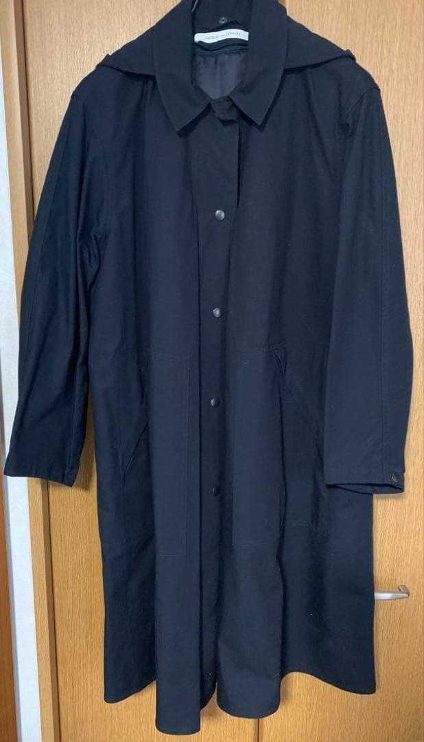 【未使用】UNIQLO AND LEMAIRE フーテッドコート　ブラックL