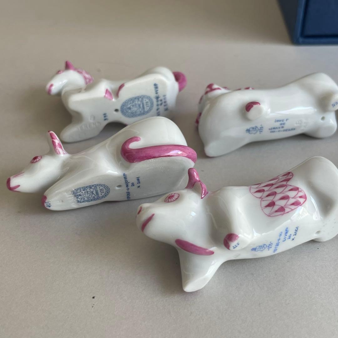 【美品】 ヘレンド 十二支 フィギュリン 箸置き フルセット