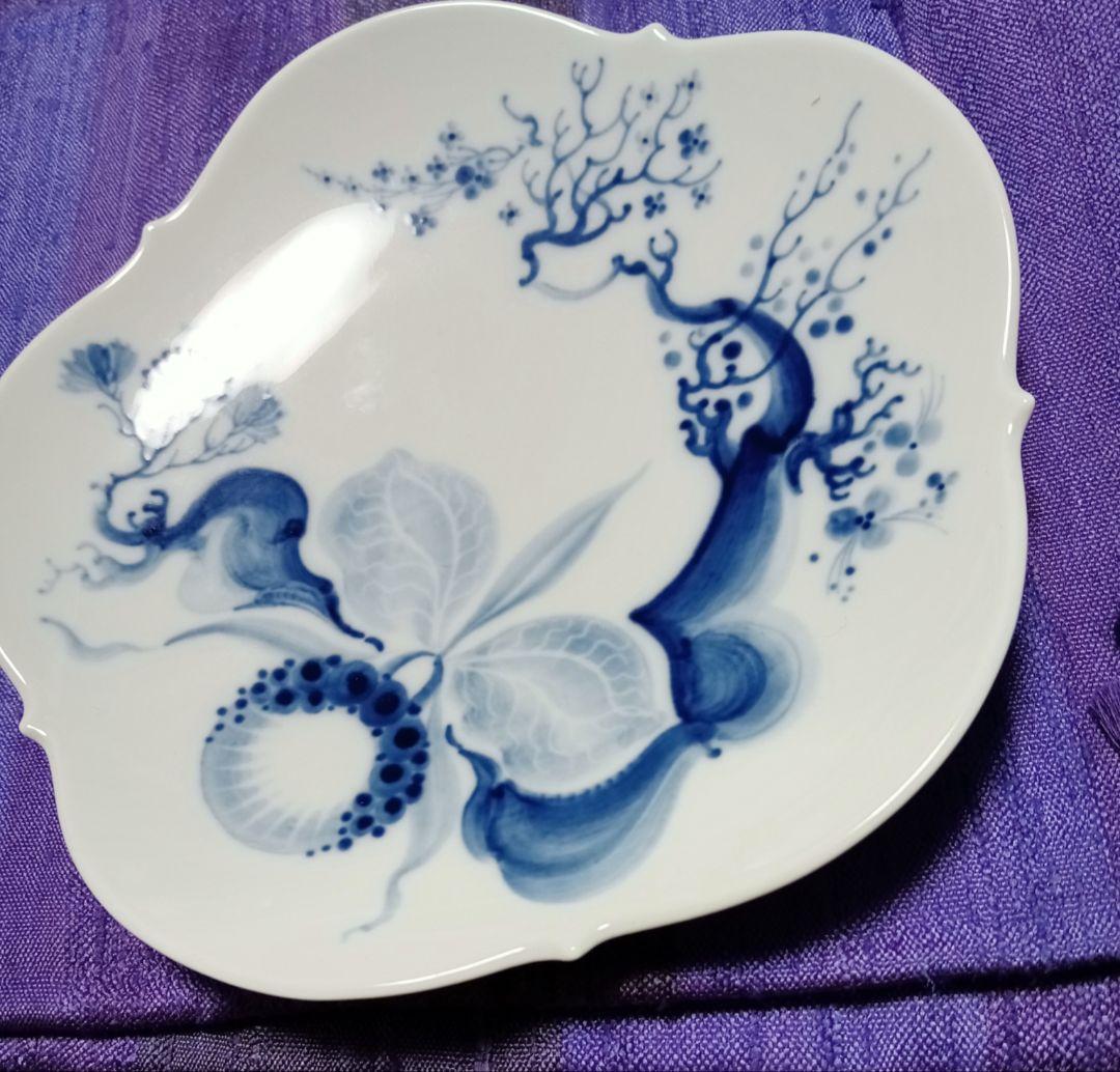 meissen　マイセンブルーオーキッド　プレート皿