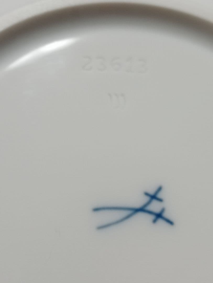 meissen　マイセンブルーオーキッド　プレート皿