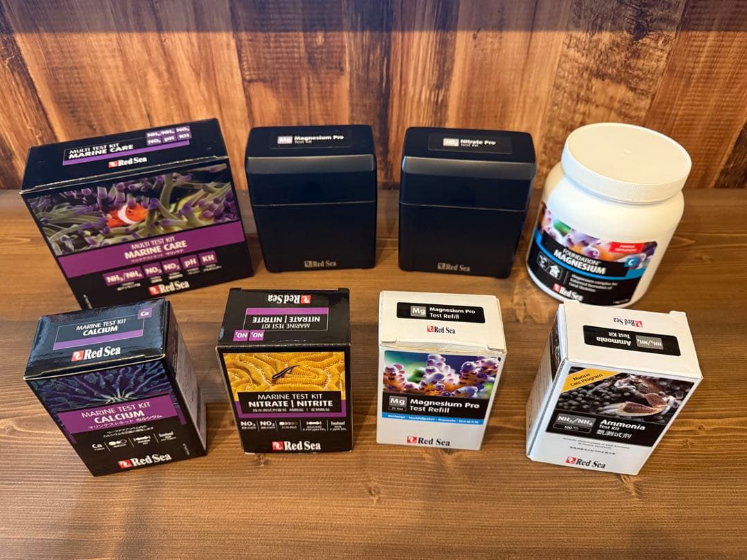 レッドシー　水質管理テストキットと添加剤セット