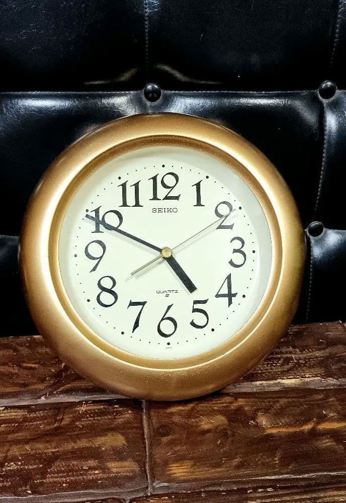７０年代　ウォールクロック　スペースエイジ　ミッドセンチュリー　セイコー　メタル