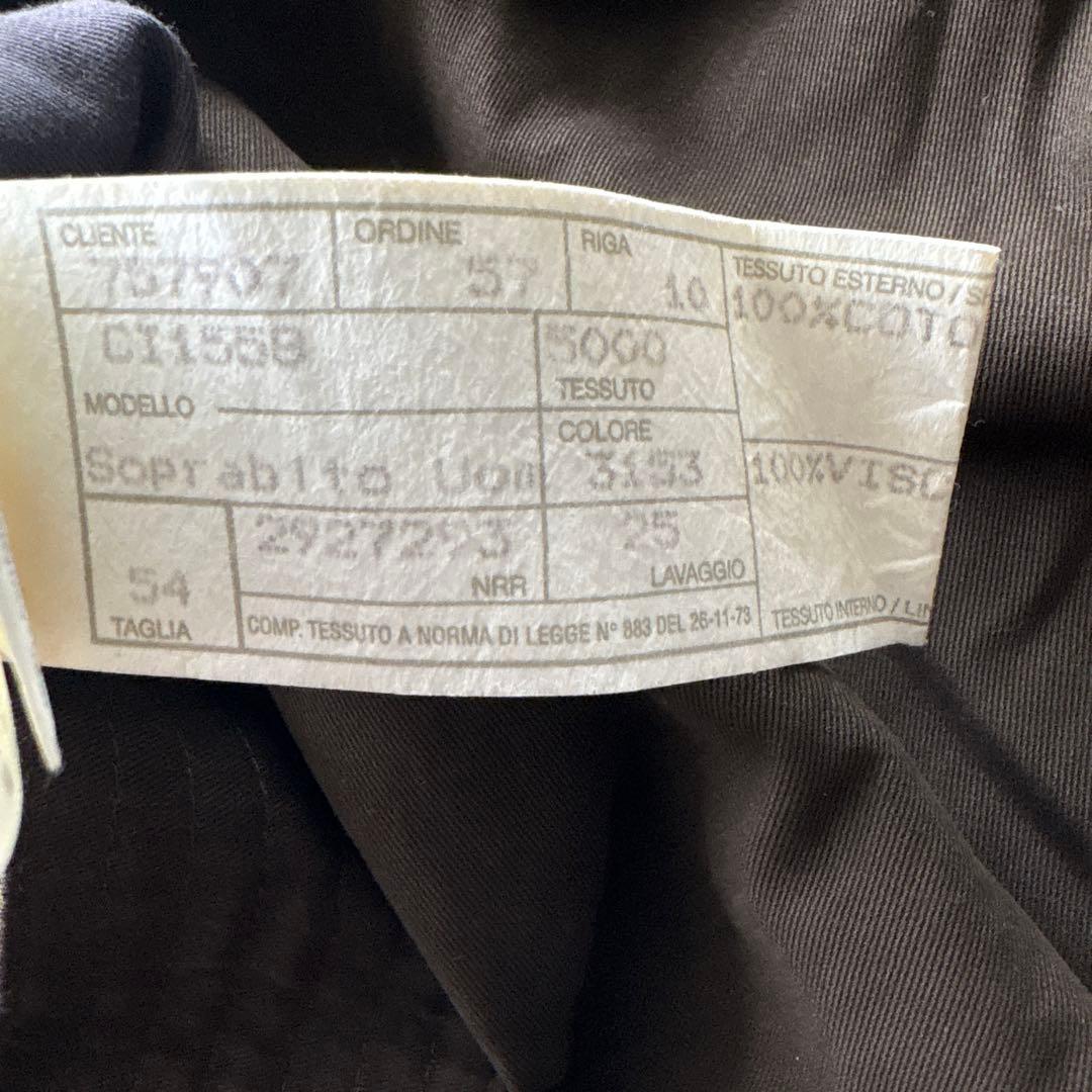 大きいサイズ、メンズジョルジオアルマーニ チョコレートブラウンベルト付コート