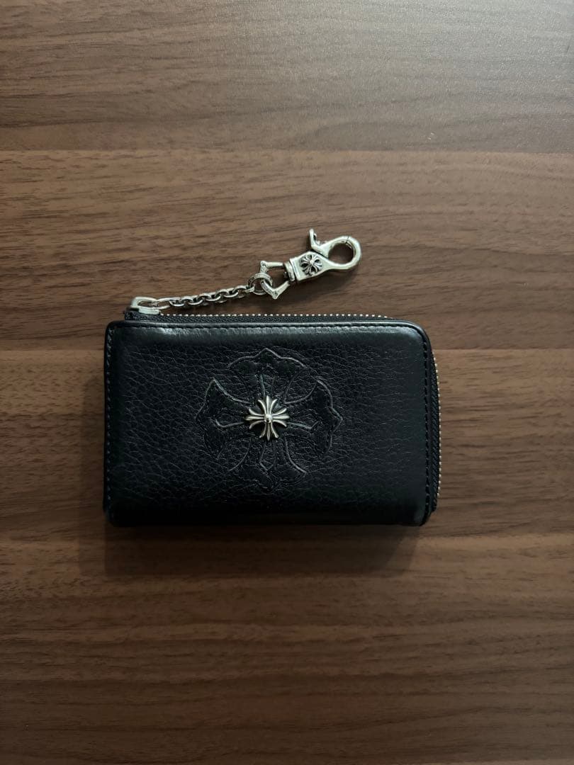 クロムハーツ ミニポーチ CHプラスパッチ クリップチェーン ウォレット　激レア
