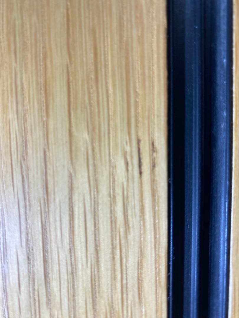 ✨大人気✨無印良品　ステンレスユニットシェルフ用　ボックス　ガラス引き戸　オーク