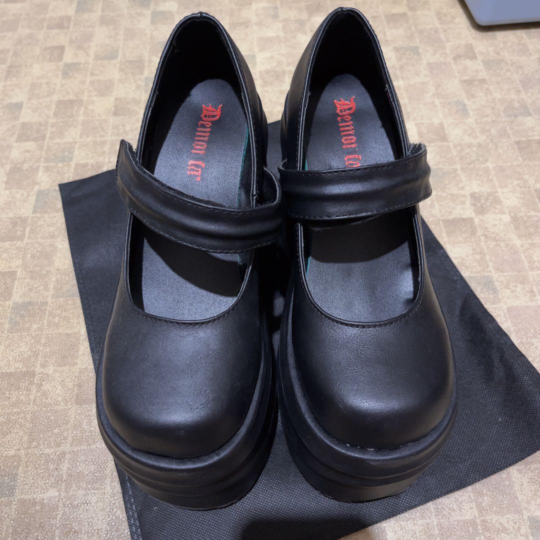 山*。様 DEMONIA デモニア 厚底パンプス