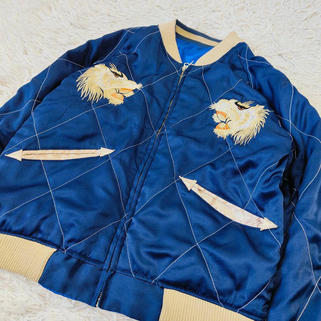 美品タイガー&ドラゴン ジャパン スカジャン リバーシブル M 相当