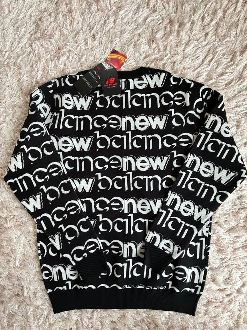 ニューバランスゴルフ遠赤外線蓄熱保温 クルーネック ニット サイズ4
