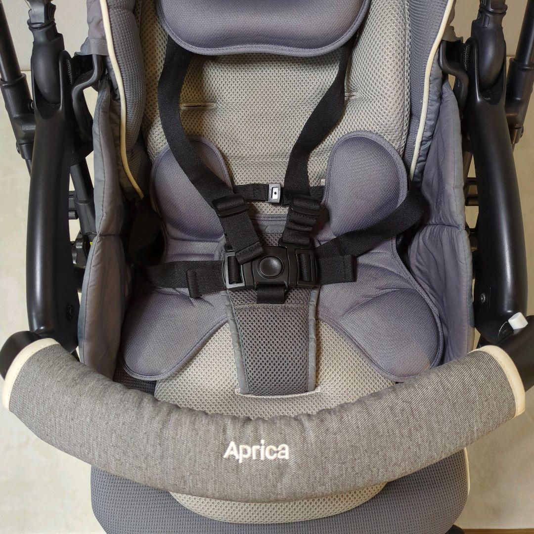 【良品】Aprica ラクーナビッテ クッション グレー アップリカ