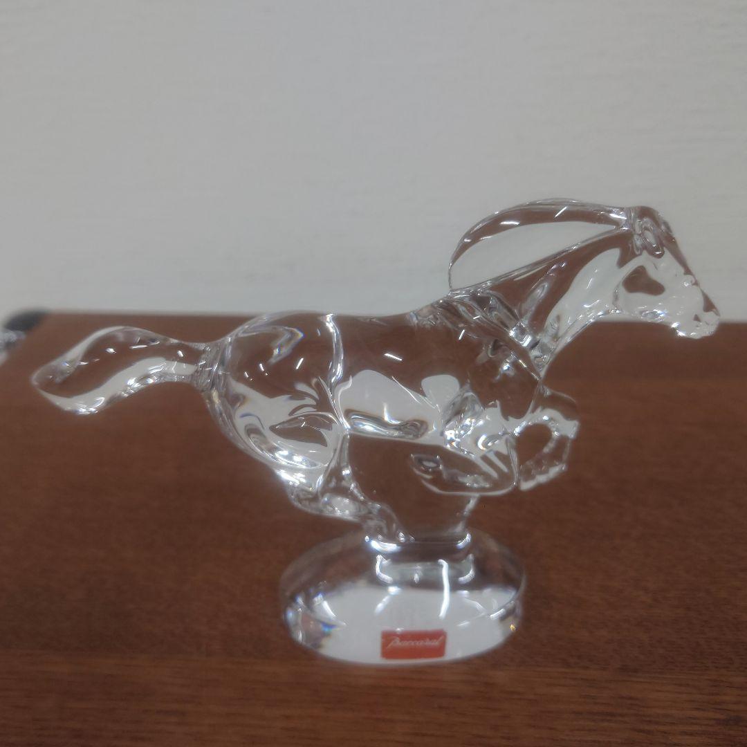 Baccarat　バカラ　干支　馬　置物
