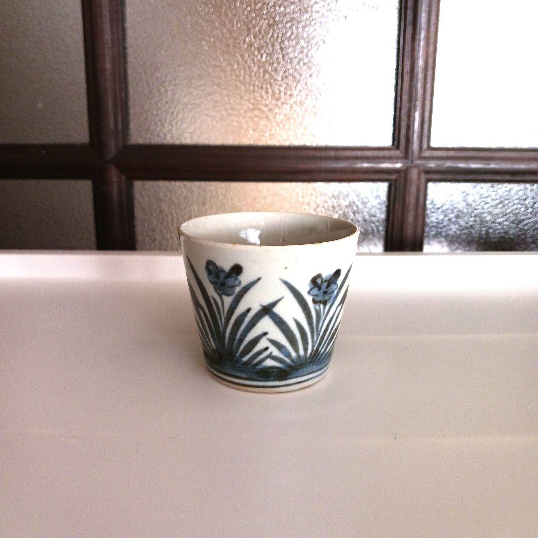 古伊万里　並びあやめ　　　　宝暦1750年