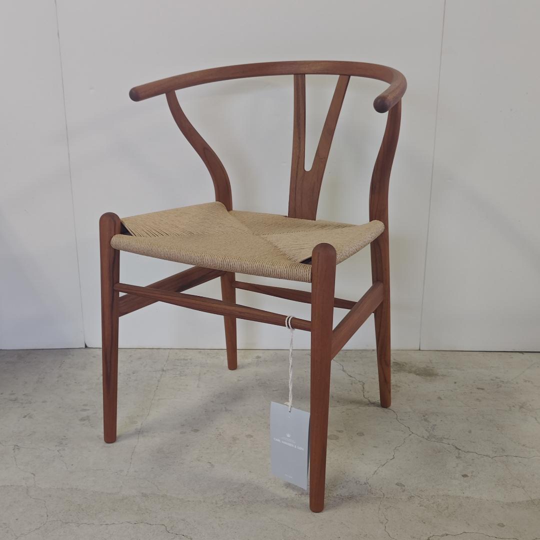 CH24 / Yチェア チーク材・オイル仕上げ SH45cm